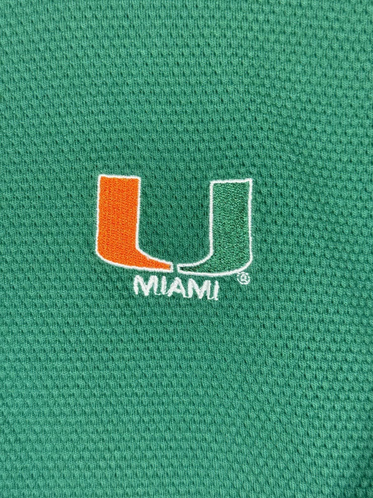 Boca Classics Men’s Miami Hurricanes Polo Shirt XL – Green NCAA Fan Apparel - Thumbnail 7