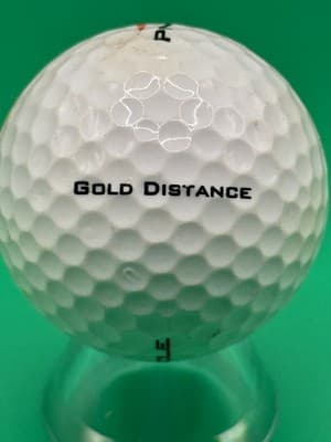 Vintage GM Canada Golf Ball Pinnacle 2 Gold Distance Logo Promo Collectible - Thumbnail 5