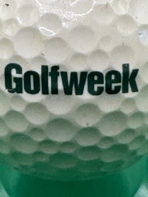 Wilson Staff Titanium 4 Double Ti Golf Ball Golfweek Logo Collectible Display - Thumbnail 2