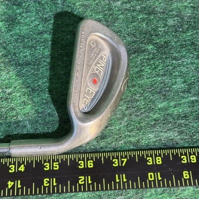 Vintage Ping Eye 2+ 9 Iron Red Dot Pitching Wedge Right Hand Steel Made in USA - Thumbnail 5