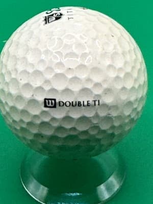 Wilson Staff Titanium 4 Double Ti Golf Ball Golfweek Logo Collectible Display - Thumbnail 5
