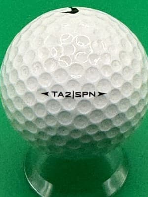 Nike TA2 SPN Golf Ball Progress Energy Logo Collectible White 2 Piece Vintage - Thumbnail 5
