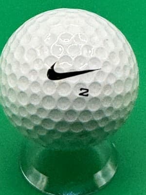 Nike TA2 SPN Golf Ball Progress Energy Logo Collectible White 2 Piece Vintage - Thumbnail 3