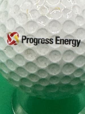 Nike TA2 SPN Golf Ball Progress Energy Logo Collectible White 2 Piece Vintage - Thumbnail 2