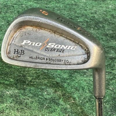 PowerBilt Pro Sonic Oversize 9 Iron Mens Golf Club True Temper Steel R Flex - Image 1