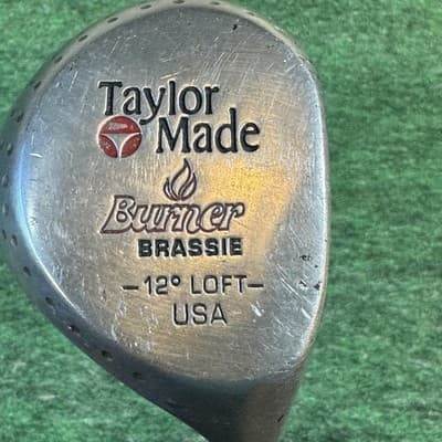Vintage TaylorMade Burner Brassie Tour Preferred 12° 2 Wood USA Dynamic Gold - Image 1
