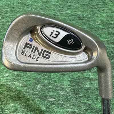 Ping i3+ Blade 7 Iron Blue Dot Lie Right Hand Steel Shaft Golf Club PING Grip - Image 1