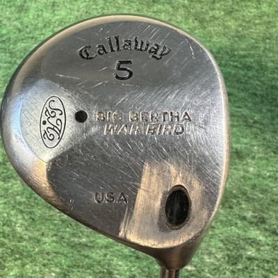 Vintage Callaway Big Bertha War Bird 5 Wood Right Handed S300 Steel Golf Club - Image 1