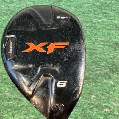 XF 6 Hybrid Golf Club 28° Acculite G60 R Flex Filament Wound Graphite Shaft - Image 1