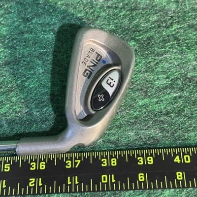Ping i3+ Blade 7 Iron Blue Dot Lie Right Hand Steel Shaft Golf Club PING Grip - Thumbnail 5