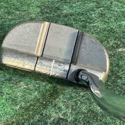 Odyssey White Steel #5 Mallet Putter Mens Golf Club SuperStroke Traxion Grip - Thumbnail 2