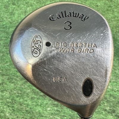 Vintage Callaway Big Bertha War Bird 3 Wood Fairway Golf Club Memphis 10 - Image 1