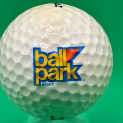 Ball Park Franks Logo Golf Ball Used - Image 1