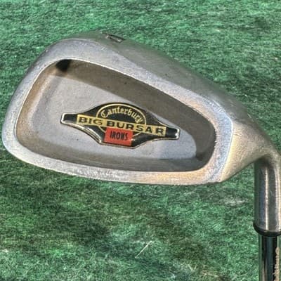 Vintage Canterbury Big Bursar Pitching Wedge Iron Right Handed Steel Club - Image 1