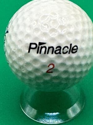 Pinnacle Power 392 Golf Ball Lot Collectible Golf Roundup Logo White 2 Ball Set - Thumbnail 4