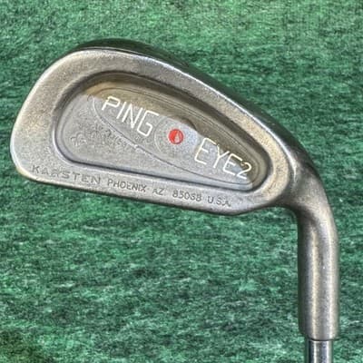Vintage Ping Eye 2 3 Iron Red Dot KT Steel Shaft Golf Club USA Single Karsten - Image 1