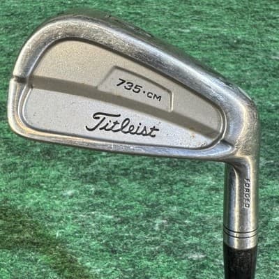 Titleist 735.CM Forged 9 Iron S300 Steel Shaft 37.5 L 60.5 Lie RH Golf Club - Image 1