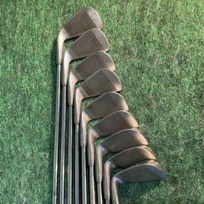 Custom Golf Iron Set 2-9 L PW Right Hand Steel Shaft Mens Champkey Grips Clubs - Image 1