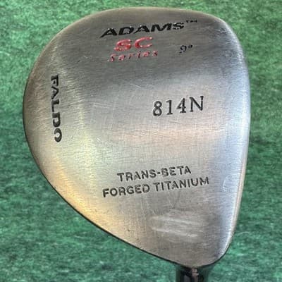 Adams SC Series 814N Faldo Driver 9° Trans-Beta Forged Titanium Stiff Flex Club - Image 1
