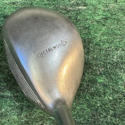 Vintage TaylorMade Pittsburgh Persimmon 7 Wood 27.5° Metalwood Golf Club USA - Thumbnail 3