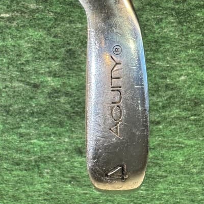 Acuity Conquer 4 Iron Golf Club Steel Shaft Mens Single Replacement Grip Cavity - Thumbnail 3