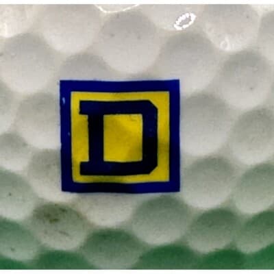 Square D Logo Golf Ball Used - Thumbnail 2