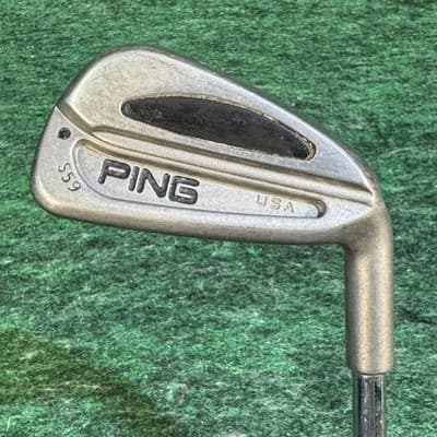 Ping S59 6 Iron Golf Club Steel Shaft Cavity Back Blade Black Ping Grip USA - Image 1