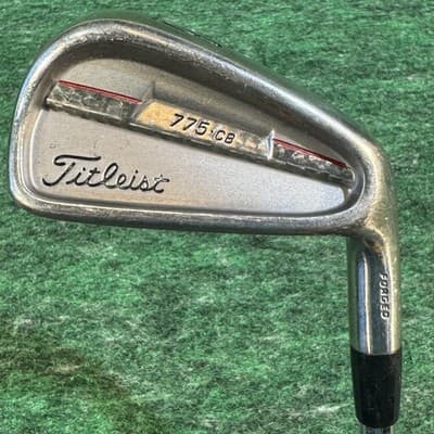 Titleist 775.CB Forged 6 Iron S-Flex Steel Shaft Mens Golf Club Cavity Back - Image 1
