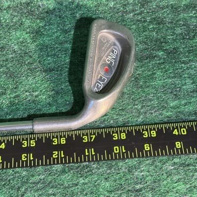 Vintage Ping Eye 2 6 Iron Red Dot Right Hand Steel Shaft Karsten USA Golf Club - Thumbnail 6
