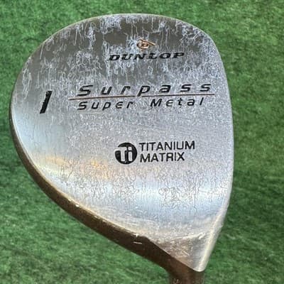 Dunlop Surpass Super Metal 1 Driver Mens RH Accudyne Graphite Brown Titanium - Image 1
