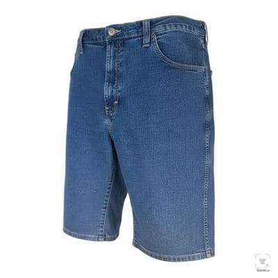 Dickies Shorts Mens 38 Blue Cargo Relaxed Fit Stretch Denim 11 Inseam Pockets - Thumbnail 2