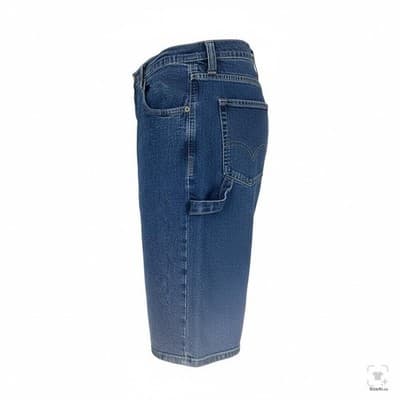 Dickies Shorts Mens 38 Blue Cargo Relaxed Fit Stretch Denim 11 Inseam Pockets - Thumbnail 3