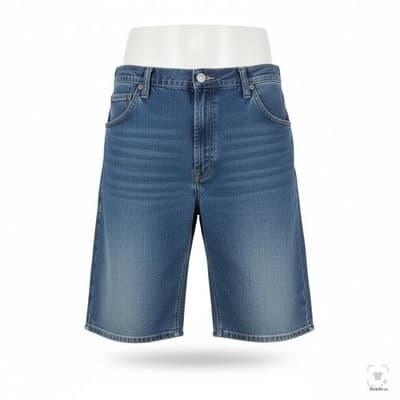 Dickies Shorts Mens 38 Blue Cargo Relaxed Fit Stretch Denim 11 Inseam Pockets - Image 1