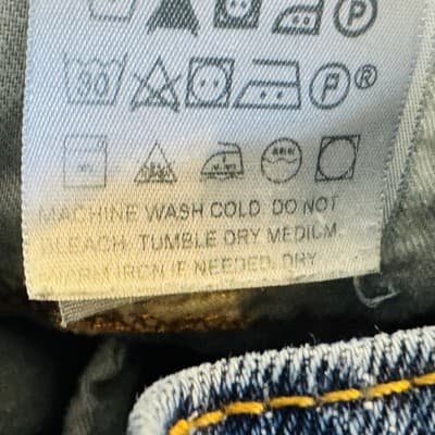 Vintage Levis 511 Jeans Mens 29x30 Blue Medium Wash Slim Taper Stretch Denim - Thumbnail 7