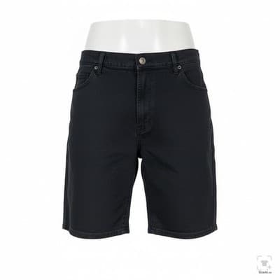 Dickies Shorts Mens 38 Black Cargo Denim Stretch Relaxed Fit 12 Inseam Pockets - Image 1