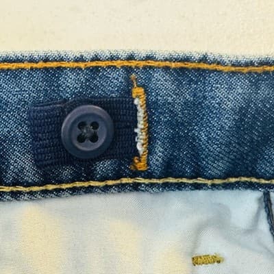 Levis 511 Jeans Mens 29x31 Blue Light Wash Slim Tapered Stretch Denim Mid Rise - Thumbnail 5