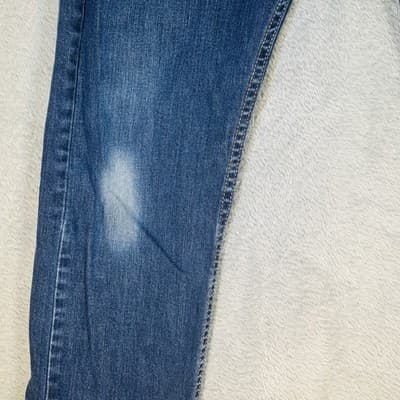 Levis 513 Jeans Mens 29x32 Blue Medium Wash Slim Straight Stretch Denim - Thumbnail 3