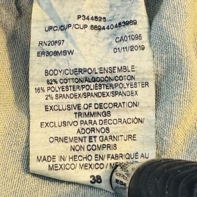 Dickies Shorts Mens 38 Blue Cargo Relaxed Fit Stretch Denim 11 Inseam Pockets - Thumbnail 8