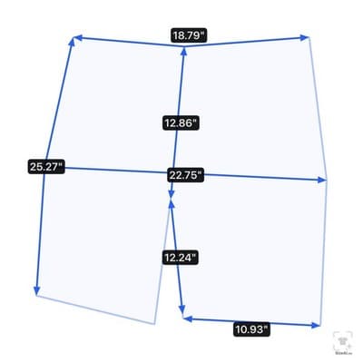 Dickies Shorts Mens 38 Black Cargo Denim Stretch Relaxed Fit 12 Inseam Pockets - Thumbnail 11