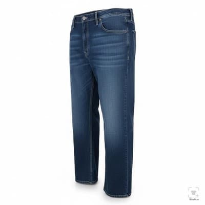 Levis 559 Jeans Mens 50x30 Blue Medium Wash Relaxed Straight Denim Zip Fly - Thumbnail 2