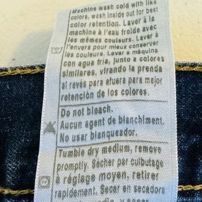 Carhartt Jeans Mens 48x32 Blue Dark Wash Relaxed Straight Dungaree Fit - Thumbnail 9