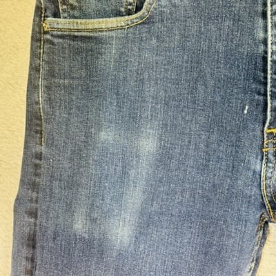 Levis 513 Jeans Mens 29x32 Blue Medium Wash Slim Straight Stretch Denim - Thumbnail 4