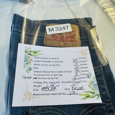 Levis 513 Jeans Mens 29x32 Blue Medium Wash Slim Straight Stretch Denim - Thumbnail 12