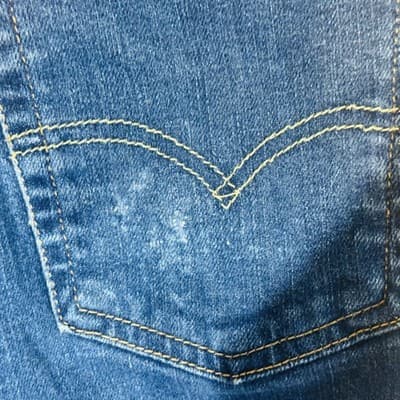 Levis 513 Jeans Mens 29x32 Blue Medium Wash Slim Straight Stretch Denim - Thumbnail 5