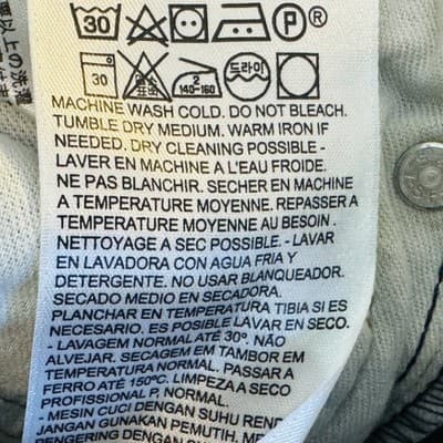 Levis 511 Jeans Mens 29x30 Blue Medium Wash Slim Taper Stretch Denim Mid Rise - Thumbnail 6