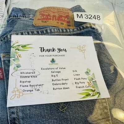 Levis 514 Shorts Mens 29 Blue Bermuda Distressed 11 Inseam 5-Pocket Zip Fly - Thumbnail 8