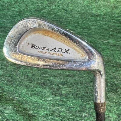 Yonex Super ADX Tour Forged 6 Iron Mens RH Stiff Graphite Japan Silver Golf Club - Image 1