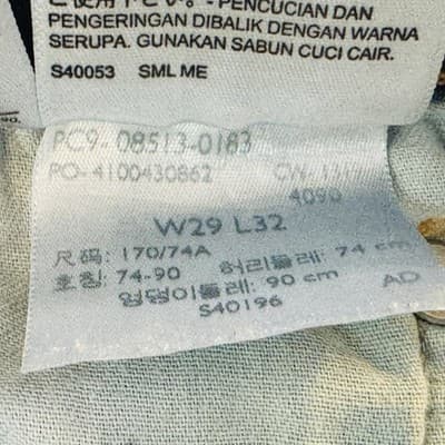 Levis 513 Jeans Mens 29x32 Blue Medium Wash Slim Straight Stretch Denim - Thumbnail 10