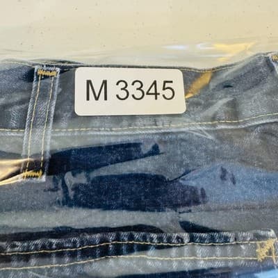 Carhartt Jeans Mens 48x32 Blue Dark Wash Relaxed Straight Dungaree Fit - Thumbnail 13