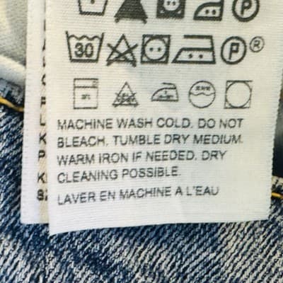 Levis 514 Shorts Mens 29 Blue Bermuda Distressed 11 Inseam 5-Pocket Zip Fly - Thumbnail 6